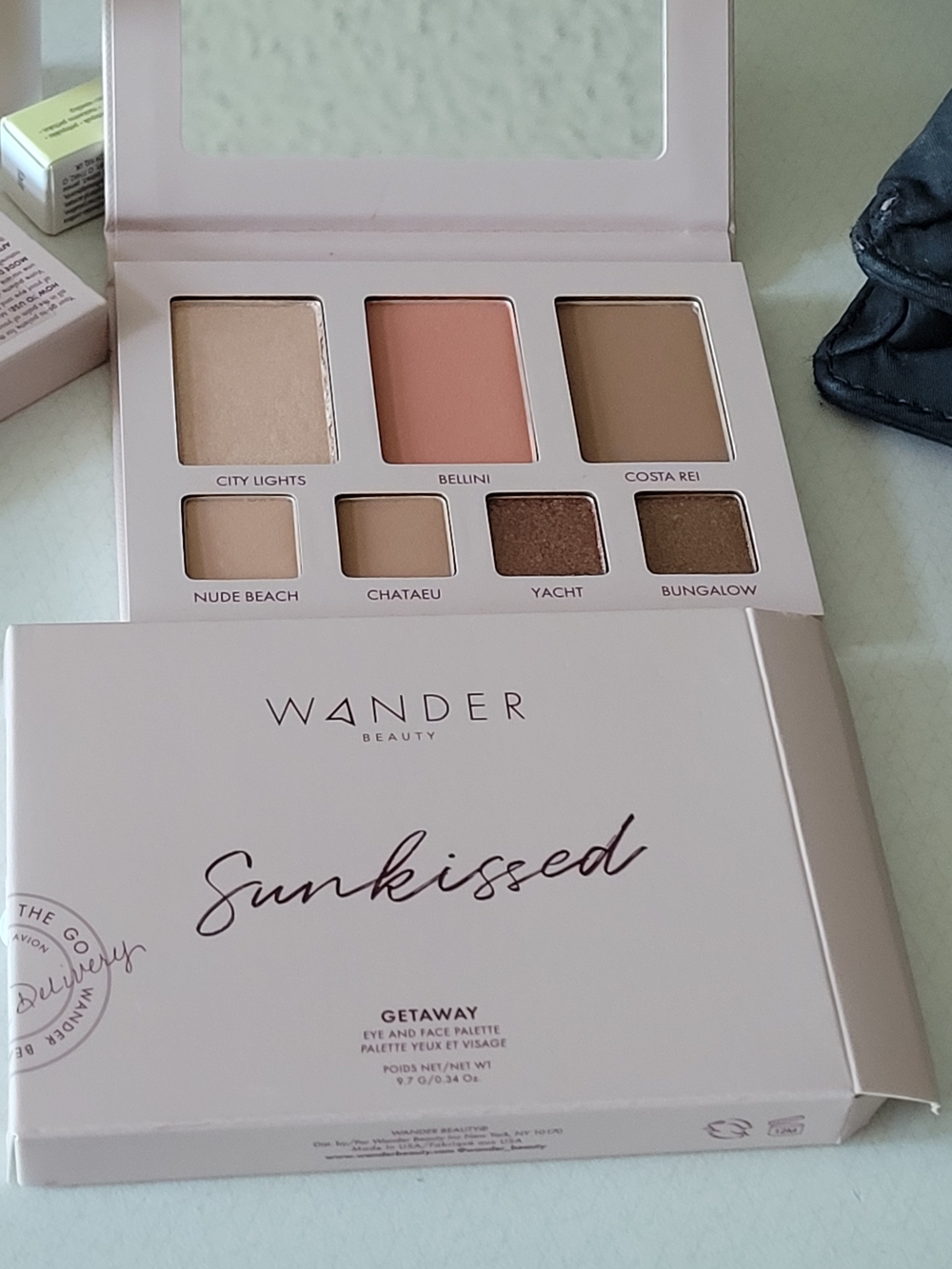 Wander Beauty Sunkissed Getaway Palette — Nude, Peach & Bronze Shades
